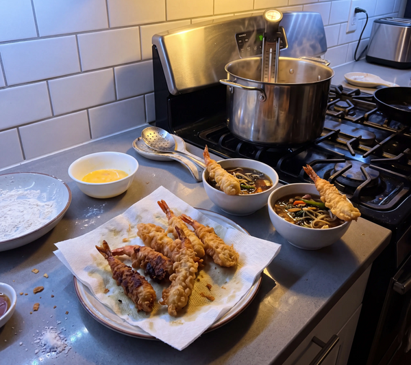Customer photo of homemade tempura shrimp